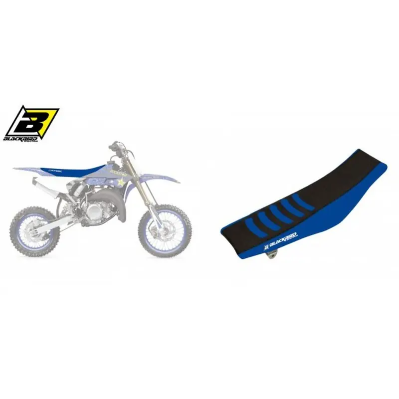 Oferta czasowa BLACKBIRD POKROWIEC / POSZYCIE NA SIEDZENIE YAMAHA YZ 65 ‘19- ‘22 DOUBLE GRIP 3 KOLOR NIEBIESKI CZARNY