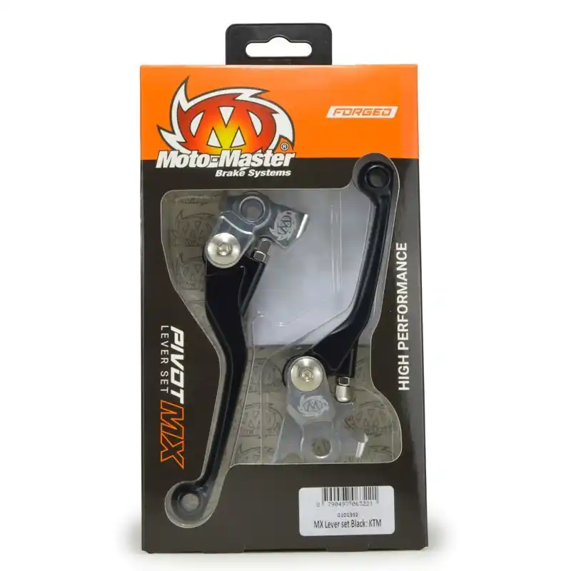 MOTO-MASTER ZESTAW DŹWIGNIA SPRZĘGŁA I HAMULCA (NIEŁAMKI) KUTE KTM/HUSQVARNA/KTM (BREMBO) KOLOR CZARNY Szybka dostawa
