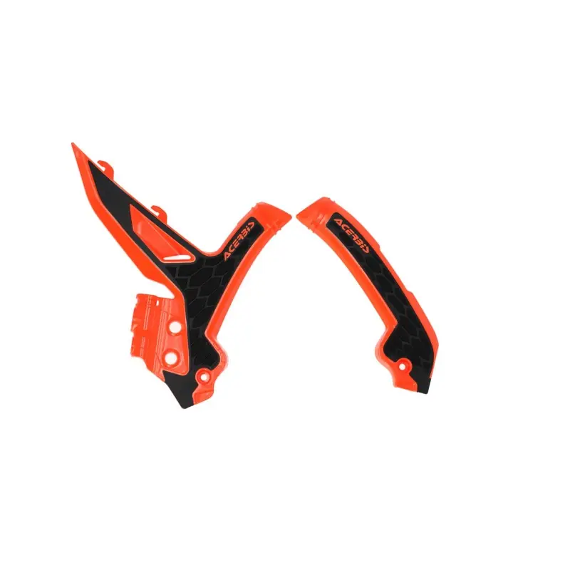 ACERBIS OSŁONY RAMY X-GRIP KTM EXC / EXC-F / XC-W ‘24- ‘25, SX / SX-F / XC / XC-F ‘23- ‘25 KOLOR POMARAŃCZOWY / CZARNY Obniżka ceny